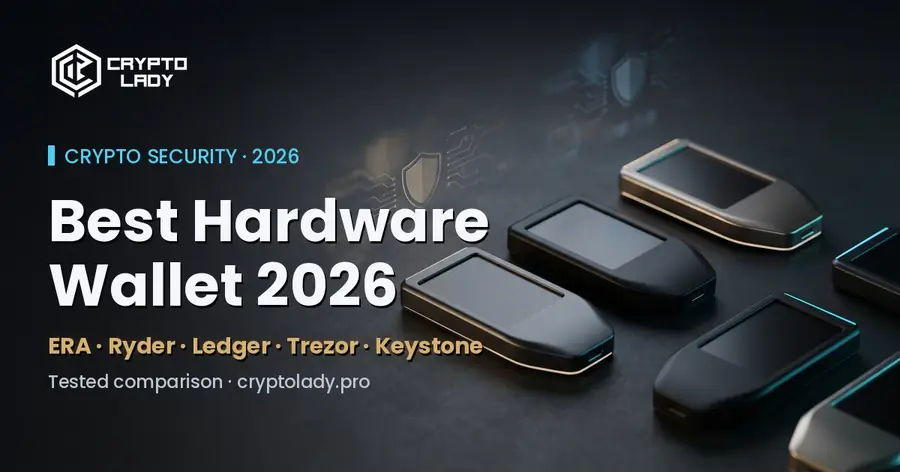 🔐 Best Hardware Wallet 2026 — ERA vs Ryder vs Ledger vs Trezor vs Keystone (Tested)